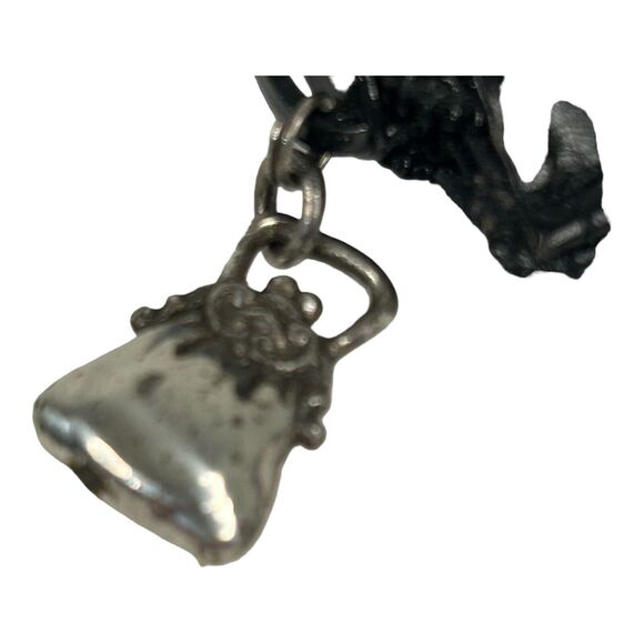 Brighton Black Leather Heart ID Coin Change Purse Credit Card Zip Top - Picture 6 of 9